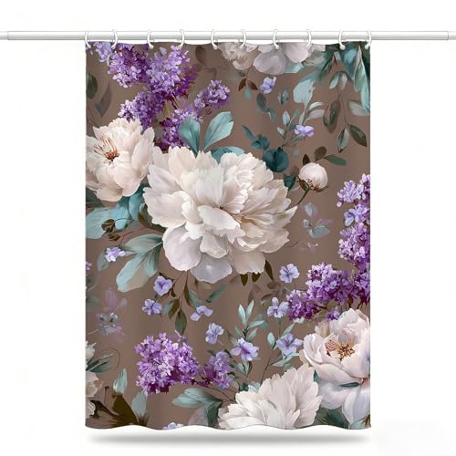 �V�����[�J�[�e�� 180cm �� x 200 cm �� ���� �������J�[�e�� �� shower curtain �C �h�� �Ռ� ������ �|���G�X�e���� ���C��J�[�e�� �ډB�� ���d���t�� �o�X�J�[�e�� �t�b�N 12�t�� ���H���t���ȒP 180 x 20