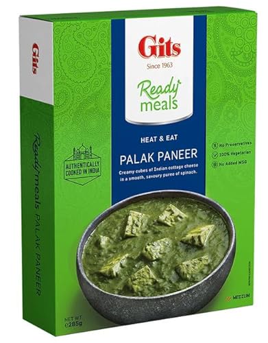 pNpj[ J[ h 285g GITS Mbc gg ق񑐂ƃJbe[W`[YJ[ Palak Paneer Curry Ready Indian Curry Ch ChJ[ CX^g ȒP W xW^A (2