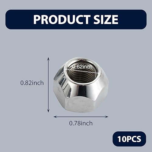 Miniatura 2 de gunhunt 10 piezas de repuesto de tapones de tuerca de neumático de automóvil de 12 a 20 pulgadas, tornillos de metal antirrobo, accesorios