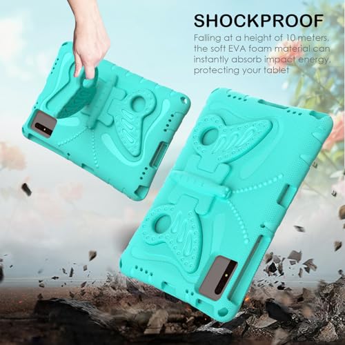 Coque Galaxy Tab S11 robuste avec support intégré protège efficacement contre les chutes