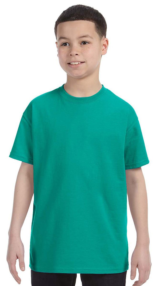 Gildan ® - Youth Heavy Cotton ™ 100% Cotton T-Shirt. 5000B - [Sky]