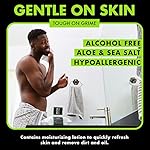 DUDE Wipes - Face and Body Wipes - 1 Pack, 30 Wipes - Wipes Infused with Energizing Pro Vitamin B5 - 2-in-1 Face & Body Wipes - Alcohol Free and Hypoallergenic Cleansing Wipes - Image 5