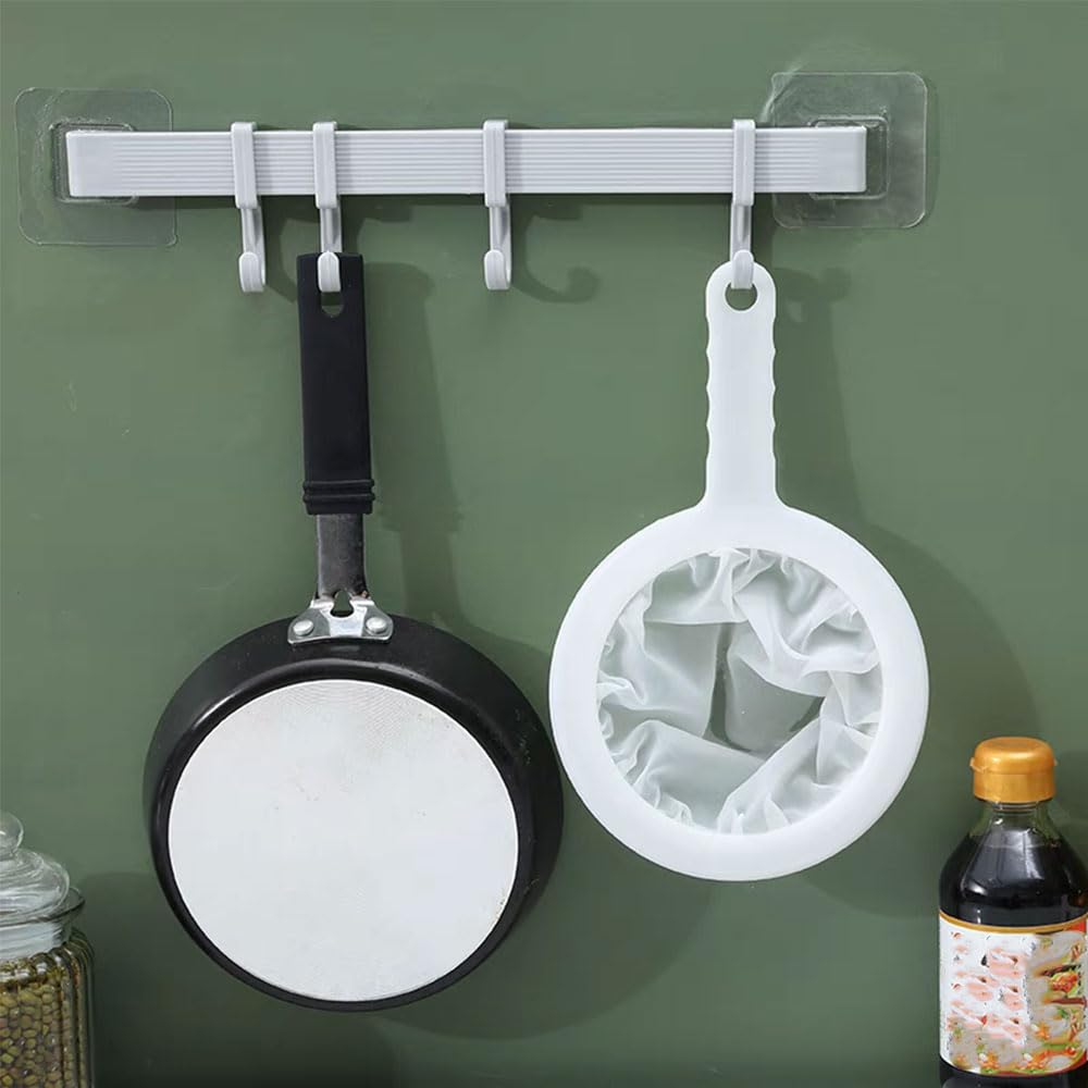 Filtro A Rete In Nylon 400 Mesh - Per Olio, Caffè, Succhi, Con Manico, Diametro 13.5cm - Foto 4