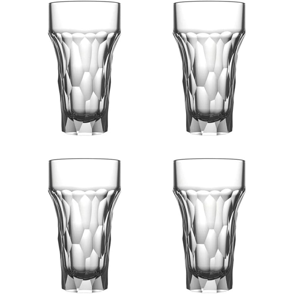 Chope à bière Silex La Rochère en verre pressé de style contemporain