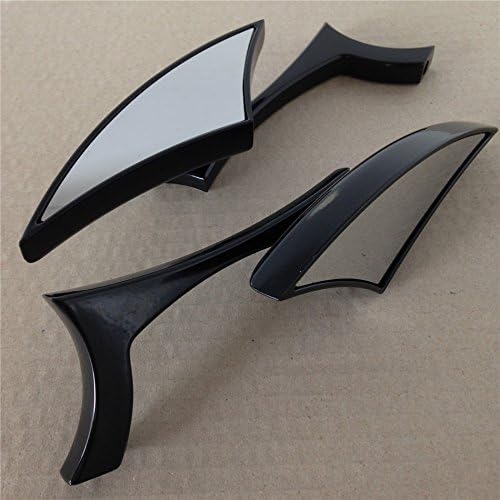 HONGK - Mini espejo de hoja negra compatible con Rebel Shadow 600 750 Vtx 1300 1800 Spirit 1100 B01C0SQTPE