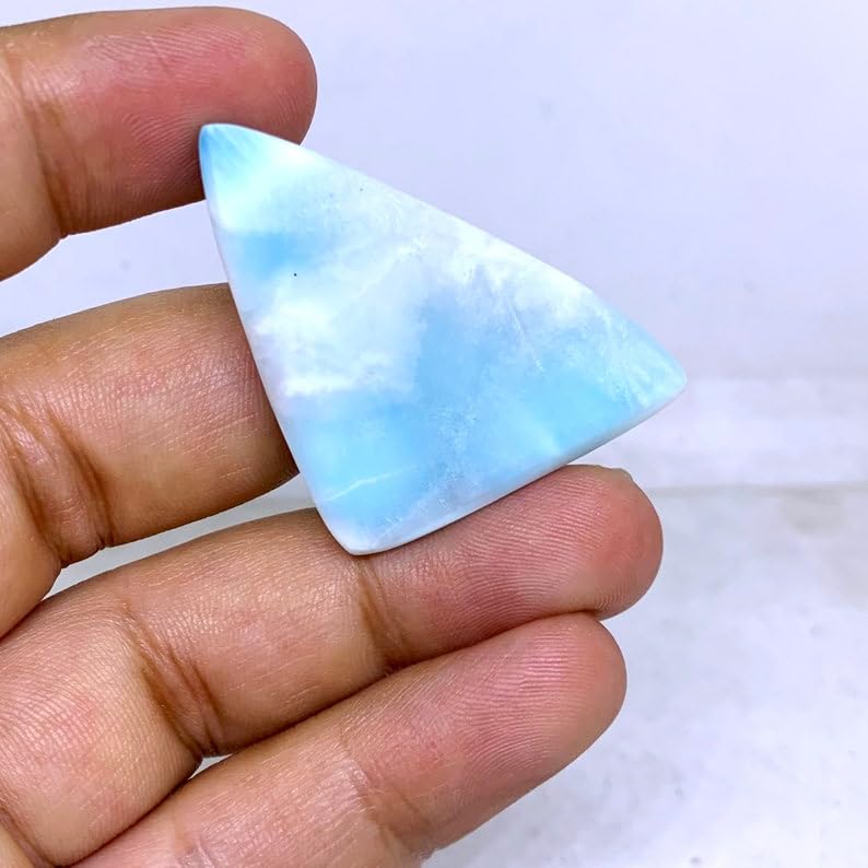 Larimar véritable GH_NAT_06081, gemme haut de gamme pour pendentif - 5