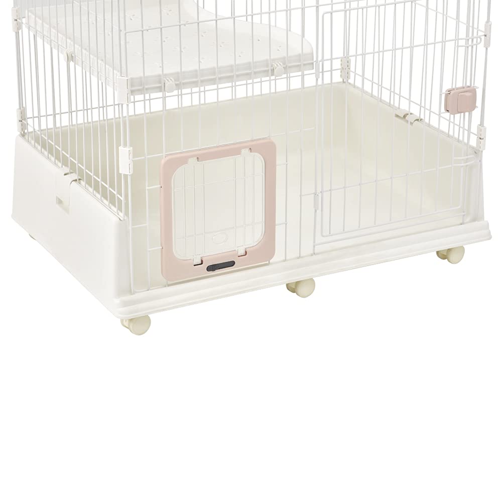 Amazon.co.jp: 大型猫用ケージ 3段式 多頭飼い対応 キャスター付き脱走