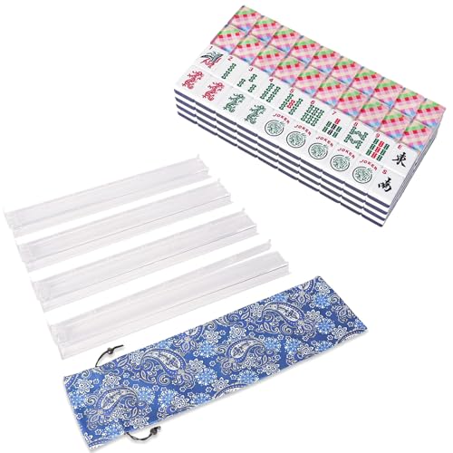 Set de Fichas Mahjong Americano Acrílico 166 piezas miniatura 1