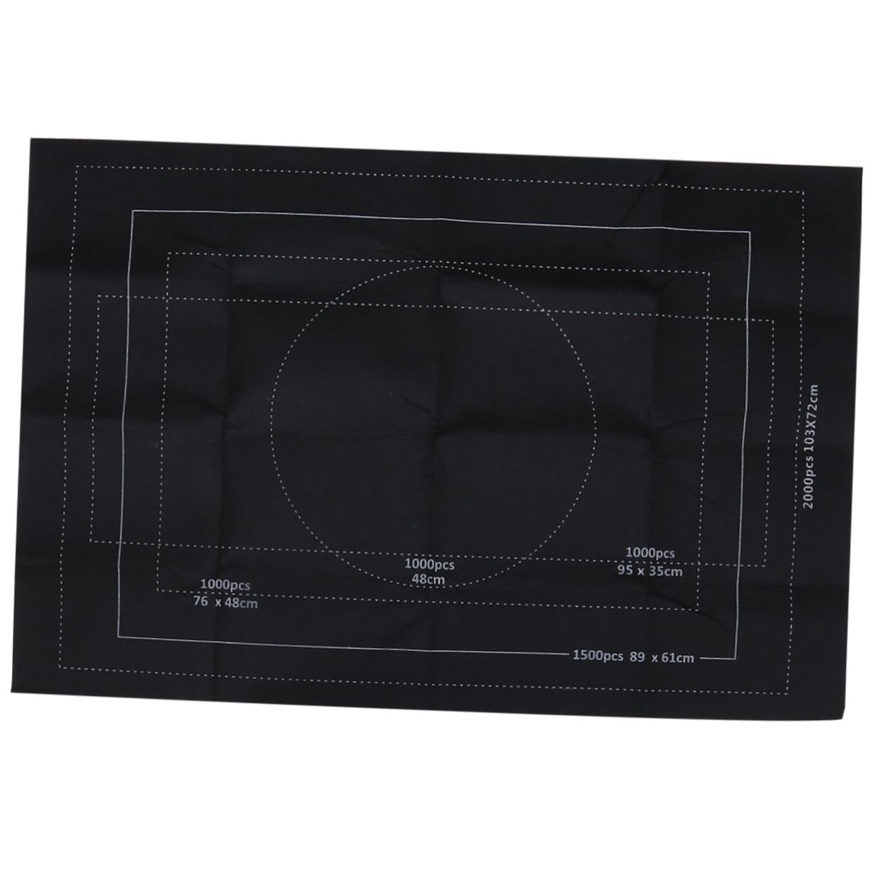 SUPVOX Portable Puzzle Mat 80x118cm Jigsaw Felt Mat for 2000 Pieces Puzzles Inflatable Tube 3 Fixing Bands Easy to Use