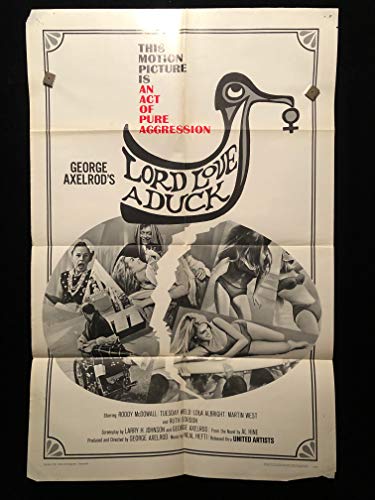 Lord Love A Duck 1966 Original Vintage One Sheet Movie