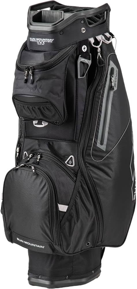 SUN MOUNTAIN キャディバッグ ブラック Amazon | Sun Mountain 2022 同期カートバッグ ブラック/ブラック