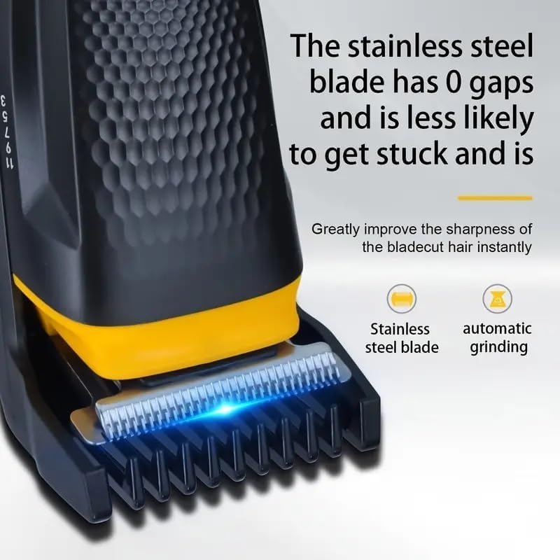 Image of Hair Trimmer for Men AT-509 Professional | Beard, Body Hair Cutting Machine For Man | Type - C Fast Charging | Adjustable Combs | 90 Min Run Time | Men's Beard Finishing Battery Powered