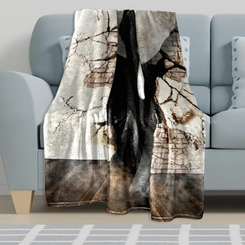 Couverture lit éléphant en polaire douce pour des soirées cocooning chaleureuses