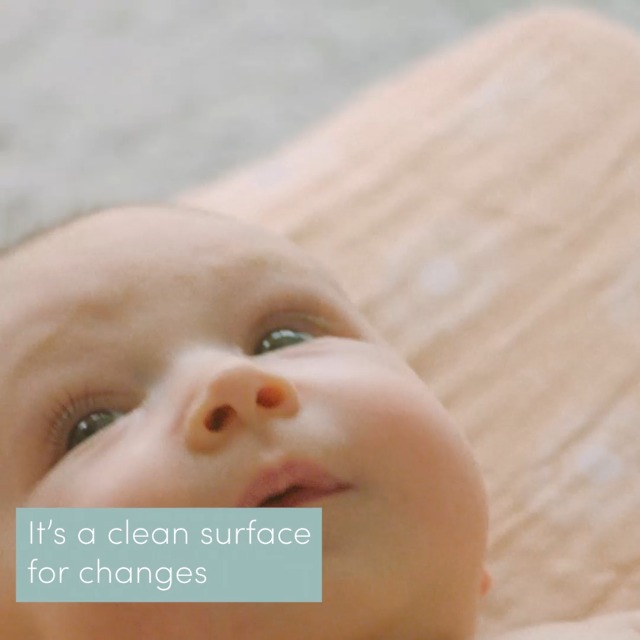 aden anais Snap Baby slabbetje, 100% katoenen mousseline, 3-laags