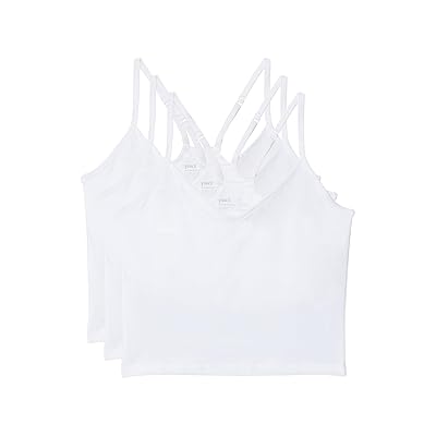 PACT Everyday Shelf Bra Cropped Camisole 3 Pack Women