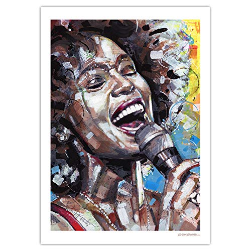 Jos Hoppenbrouwers Poster Whitney Houston (50 x 70 cm)