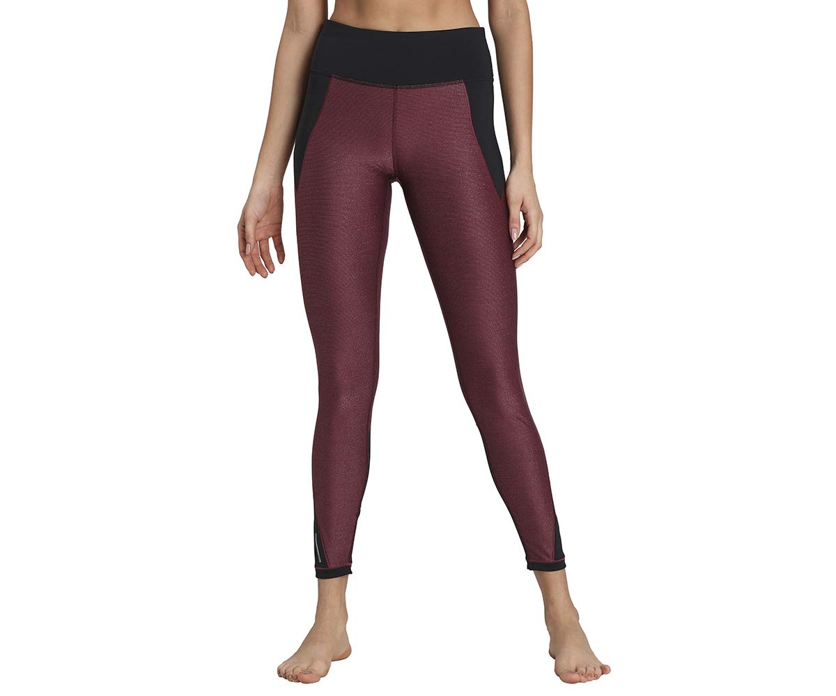 PUMA Damen Leggings Studio Metallic High Rise 7/8 Tight
