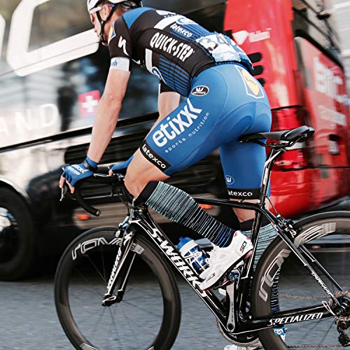 Double Couple 5 Pairs Wide Calf Compression Socks for Men Women Extra Plus Size Knee High Support 20-304