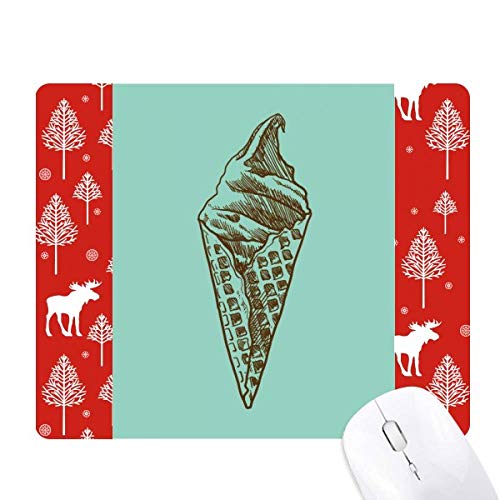 Cornets de glace chocolat crème au goûter de Noël des enfants