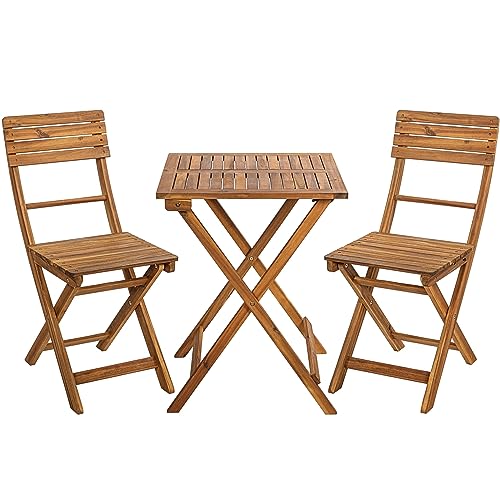 STILISTA Bistro Bistro Set 3-teilig aus FSC®-zertifiziertem Akazienholz...