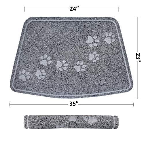STELLAIRE CHERN Pet Feeding Mat for Large Dogs and Cats 35" x 23"