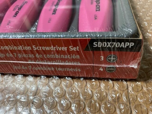 Amazon.co.jp: スナップオン ドライバーセット SDDX70APP パールピンク 