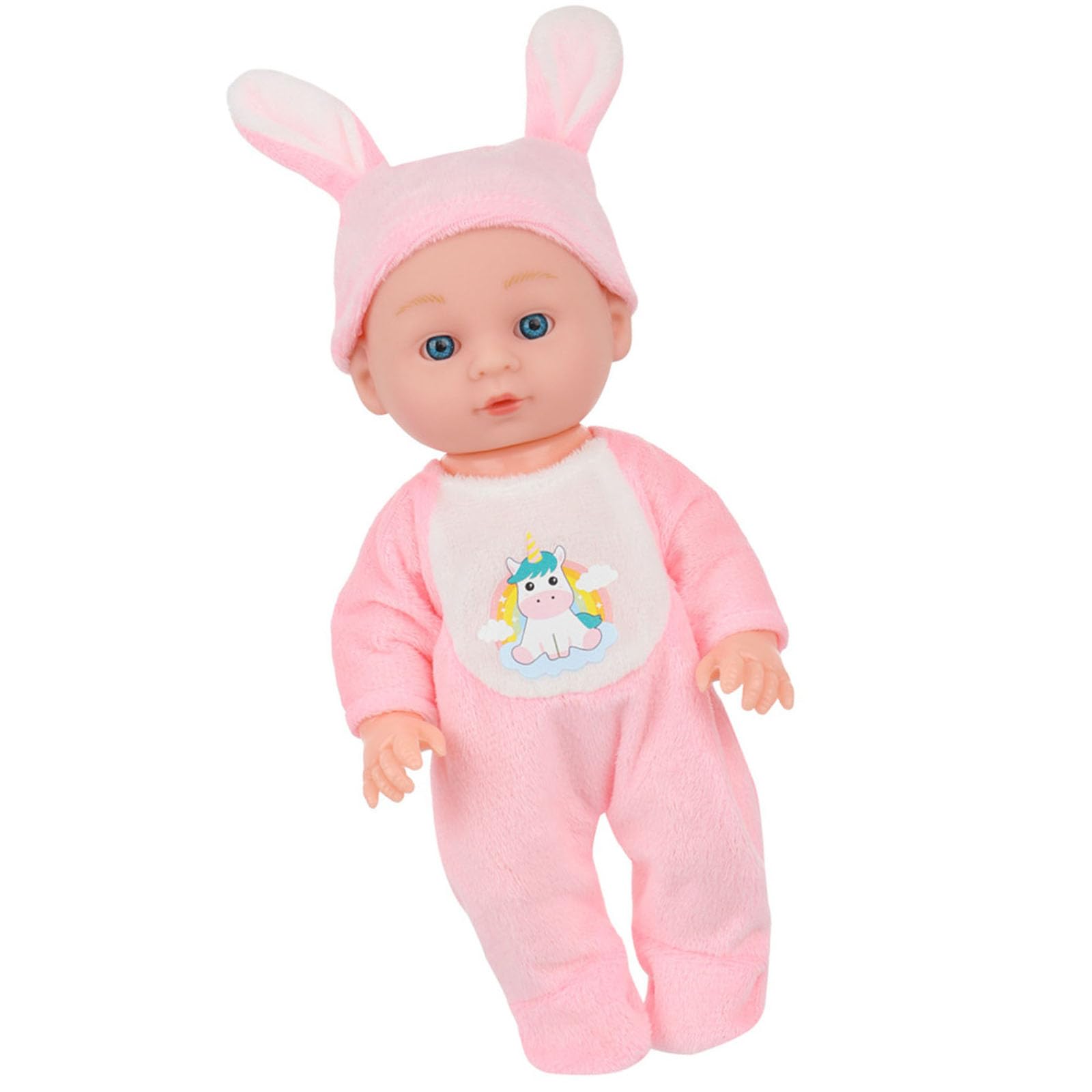ZWWAAZHF Realistic Baby Dolls Soft Vinyls Reborns Toy Role Playing Toy for Children Parenting Game Nurturing Doll Collectible Gift Nurturing Doll