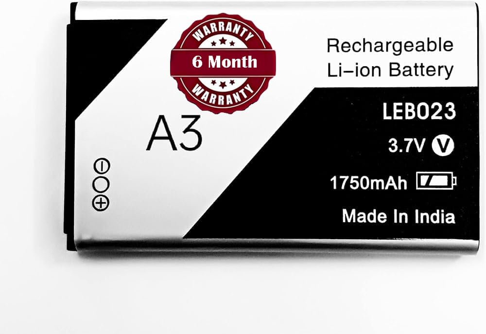 FOODADO Premium Original LEB023 Battery Compatible for Lava A-1200 | A3 | Captain K2 - (1750mAh) (B0DGT3VSVG) Amazon Price History, Amazon Price Tracker