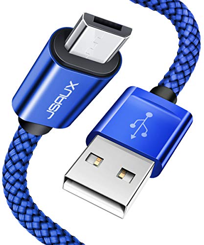 One-Day Sale: Up to 40% Off JSAUX Micro USB Cable Android, (2-Pack 6.6FT) Micro USB to USB A High Speed Sync Charger Nylon Braided Cord Compatible Samsung Galaxy S6 S7 Edge J7 Note 5,Kindle,LG,PS4,Camera,Smartphones(Blue) Up To 40% OFF JSAUX Micro USB Cable Android, (2-Pack 6.6FT) Micro USB to USB A High Speed Sync Charger Nylon Braided Cord Compatible Samsung Galaxy S6 S7 Edge J7 Note 5,Kindle,LG,PS4,Camera,Smartphones(Blue)