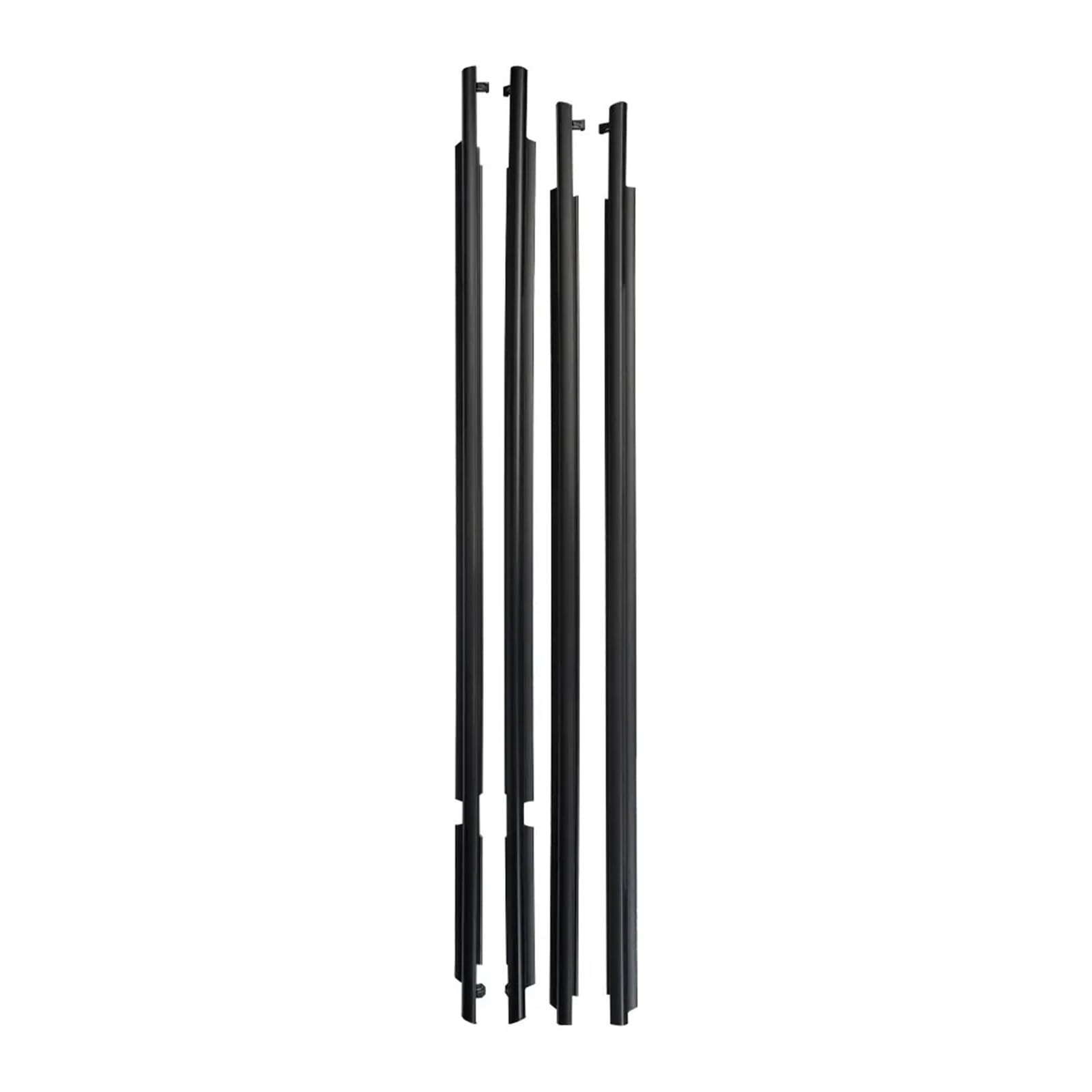 Lkhjdbiy One Color Car Edge Fit For Rav4 2006-2008 75710-0R020 75720-0R020 4Pcs Car Window Glass Weatherstrip Seals Belt Trim Rubber