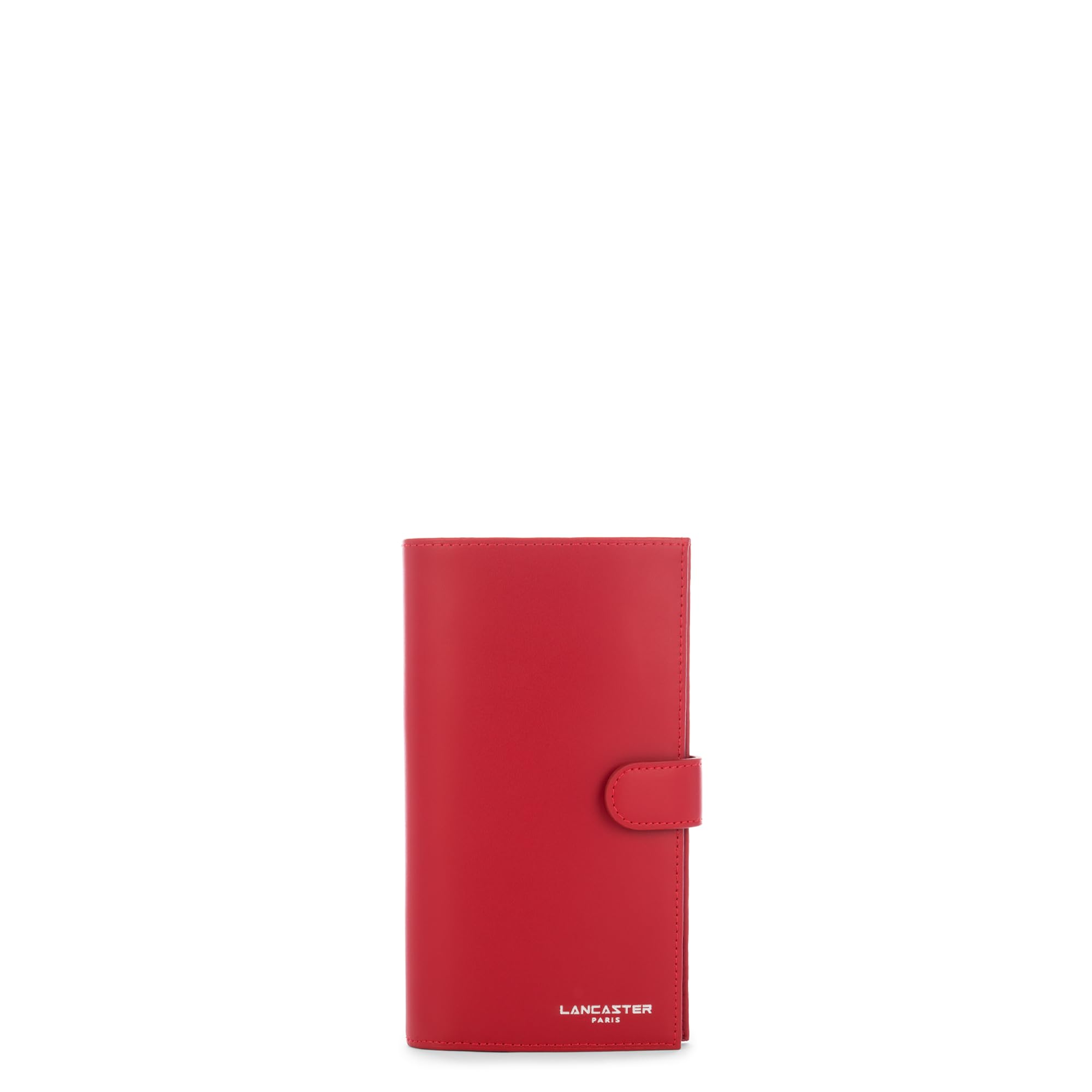 LANCASTER Porte chéquier Red en cuir rouge de qualité - 4