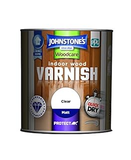 Johnstone's Woodcare Indoor Wood Varnish - Clear 250ml