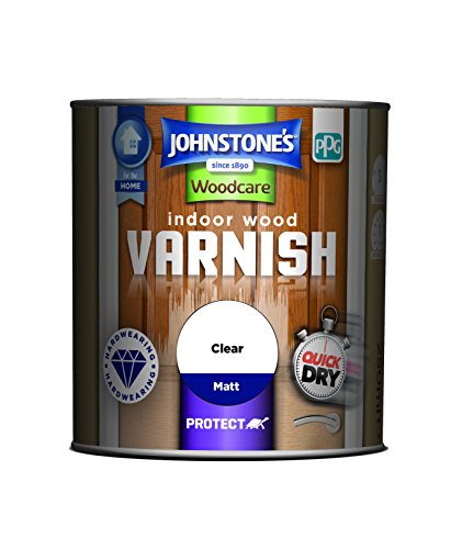 Johnstone's Woodcare Indoor Wood Varnish - Clear 250ml