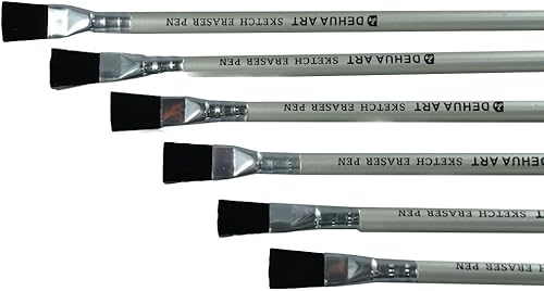 Miniatura 6 de dohobby 6 lápices de borrador de detalles, añade reflejos, lápices de dibujo de profesión, lápiz de grafito para artistas, principiantes, dibujo de