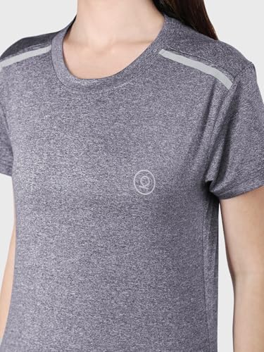 Image of CHKOKKO Gym Tshirt for Women Workout Dry Fit t Shirt Sports Tshirt Lightweight Round Neck Breathable Half Sleeve Activewear Running Yoga Tops for Woman