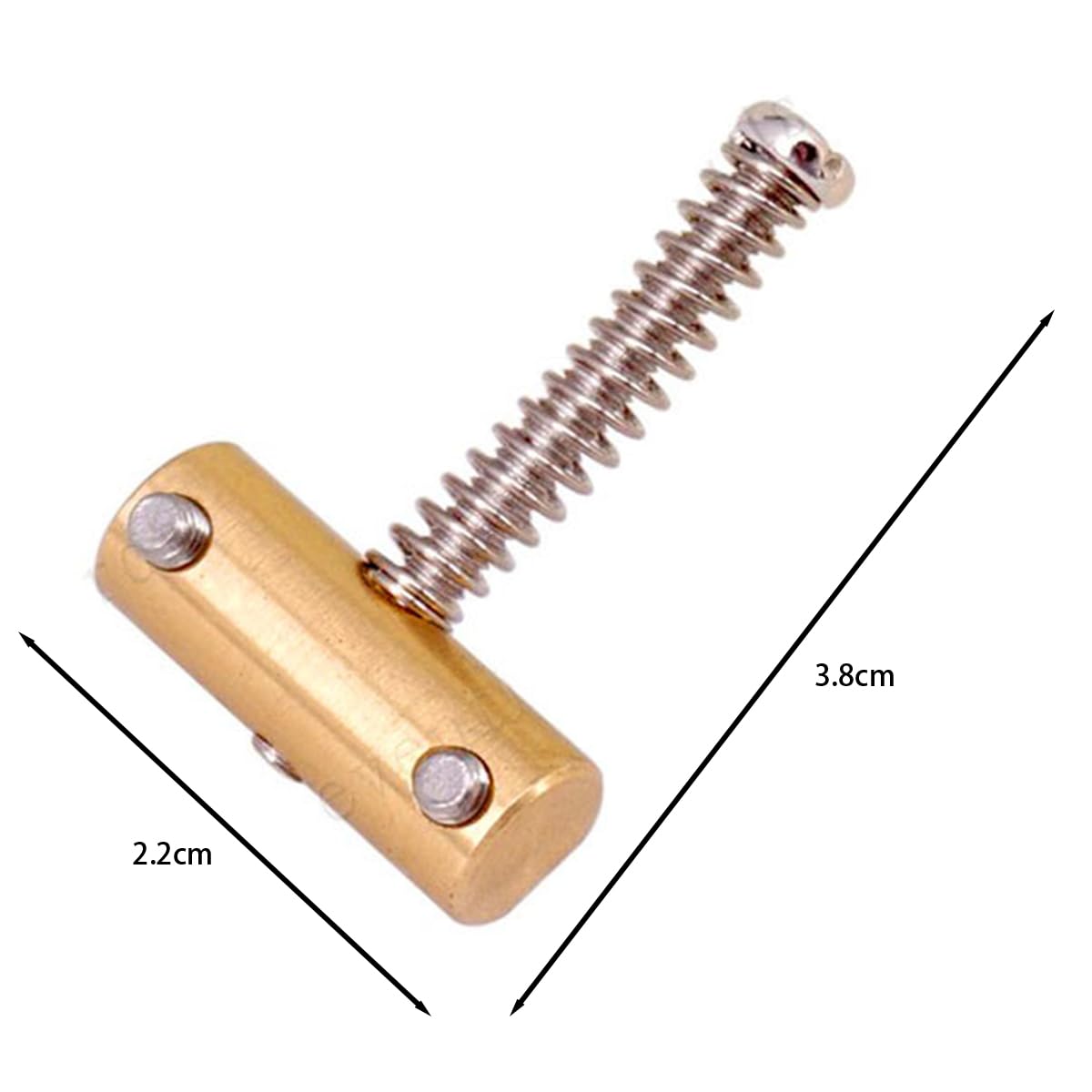 VOANZO 3 Pcs 10.8mm Brass Guitar Bridge Saddles for Electric Guitars Replacement Saddles for Enhanced Tone with Most Electric Guitar Bridges - Image 3