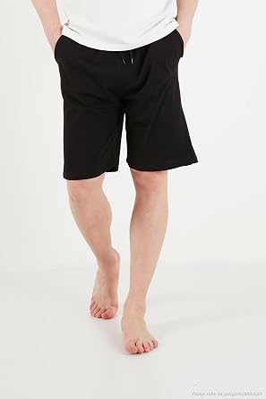 Buratti Pamuklu Regular Fit Bağlamalı Cepli 2'li Pijama Paket Şort Erkek ŞORT 6574004S2
