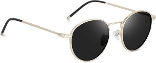 IFLASH Ponderable UV Protection Coating Round Sunglasses for Men and Women Classic Metal Sun Glasses Price In India