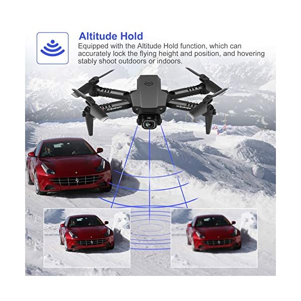 Mini Drohne für Kinder mit Kamera HD 1080P, Faltbarer RC-Quadcopter mit Gestensteuerung, Höhenlage, Headless-Modus, 3D… – Bild 4