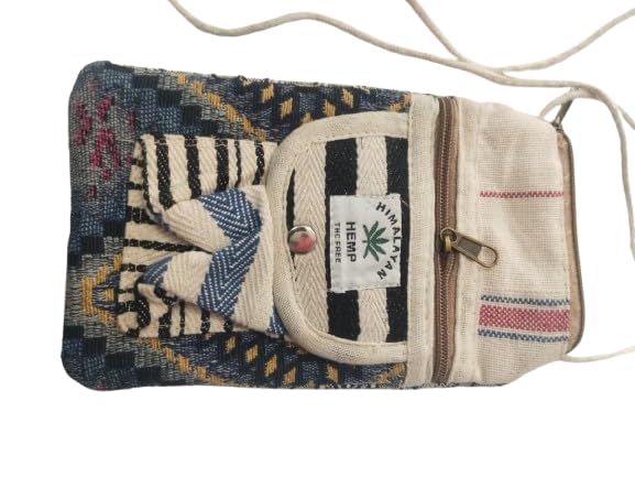 Image of Women Stylish Crossbody Sling Bag Comes with Flap Closure & Durable Polyester Design Multi-Pocket Design, Adjustable Strap(Handmade Passport Pouch)