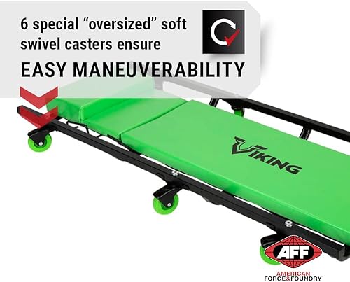 Miniatura 9 de AFF Viking Creeper (varios estilos)  Enredadera mecánica con 6 ruedas  (capacidad de 440 libras) cuerpo de polietileno de alta densidad con