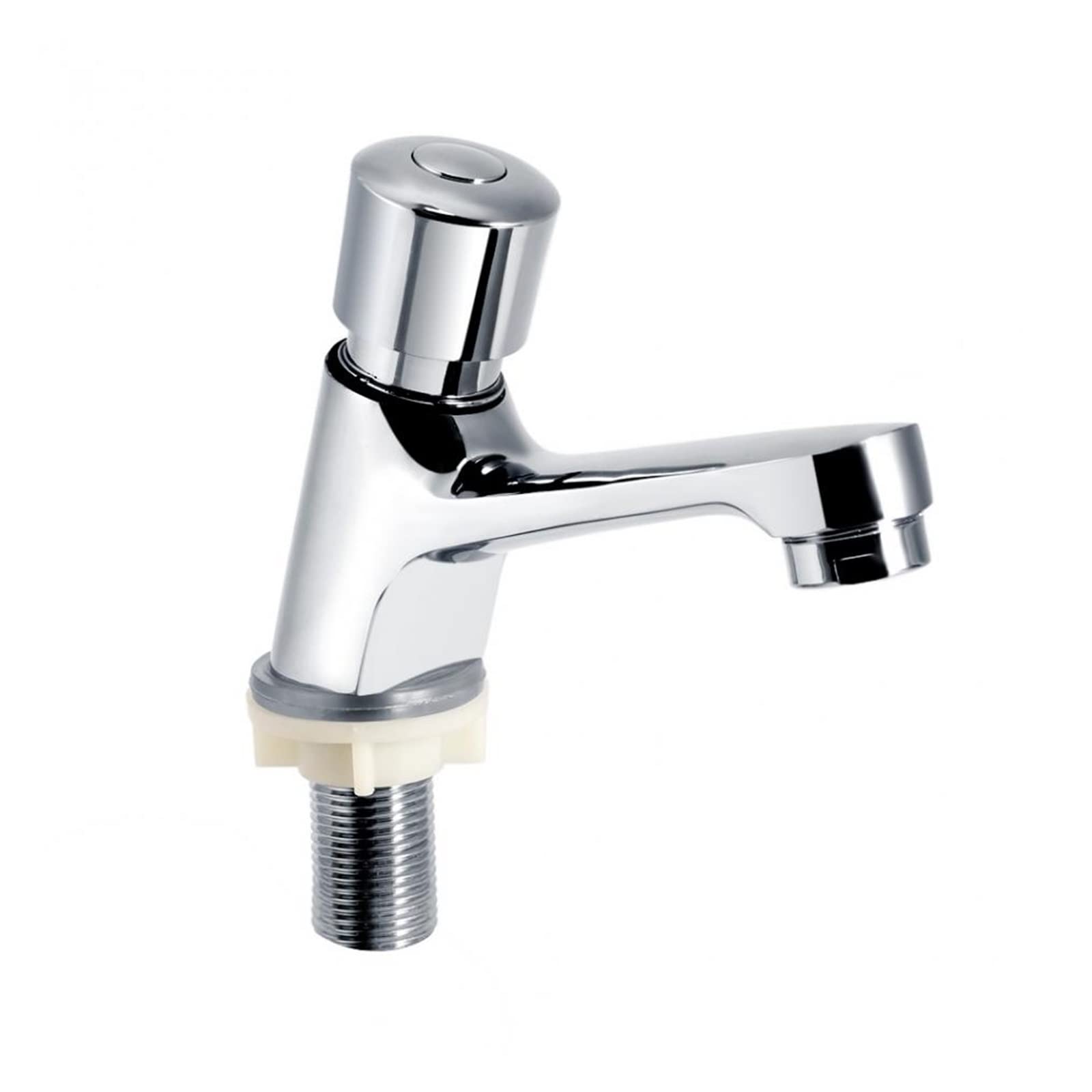 Robinet à bouton poussoir pour éviter le gaspillage d'eau dans les wc