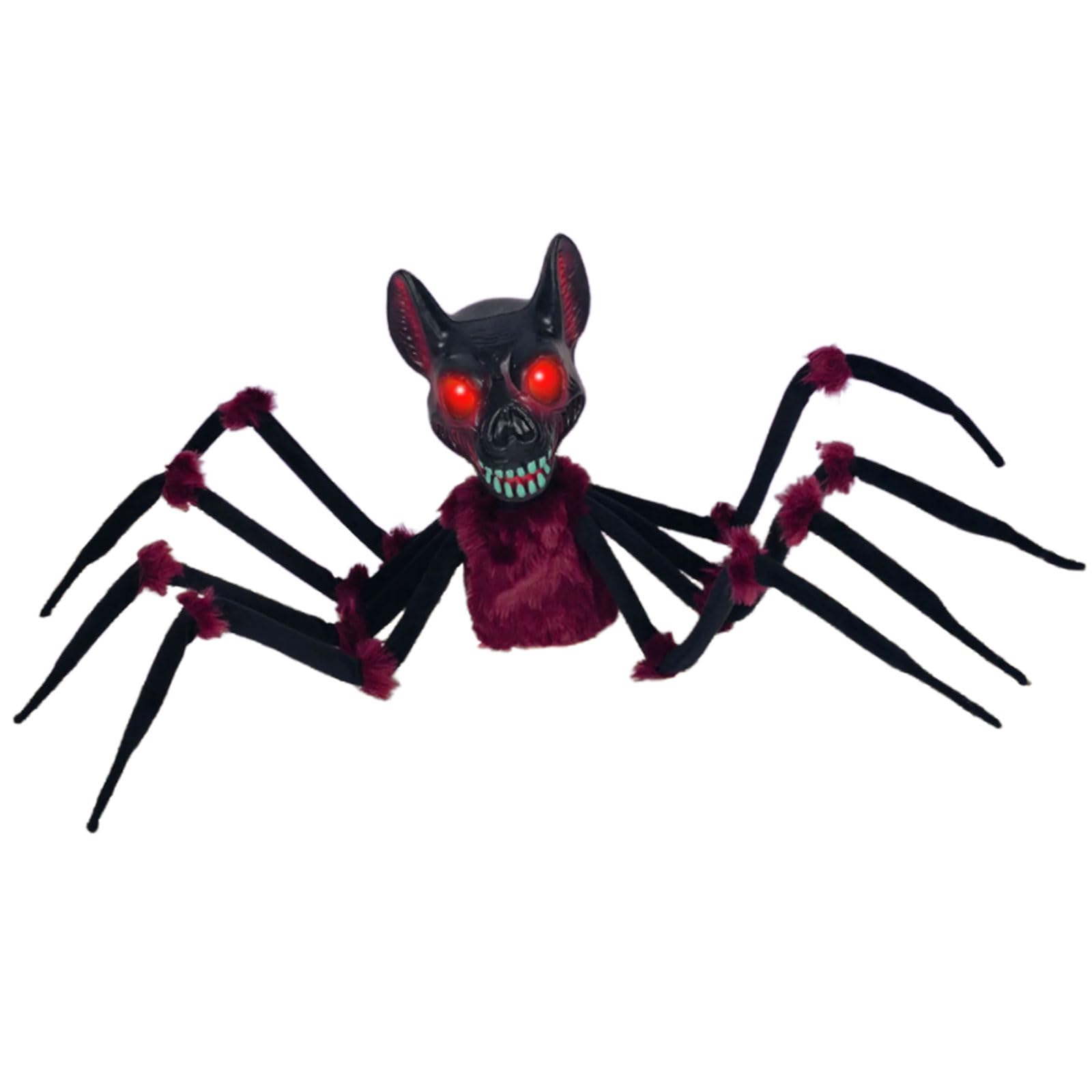 Ragni animatronici a Batteria con Movimento di strisciamento Realistico per allestimenti Horror di Halloween Interni/Esterni e Accessori per Feste a Tema Horror