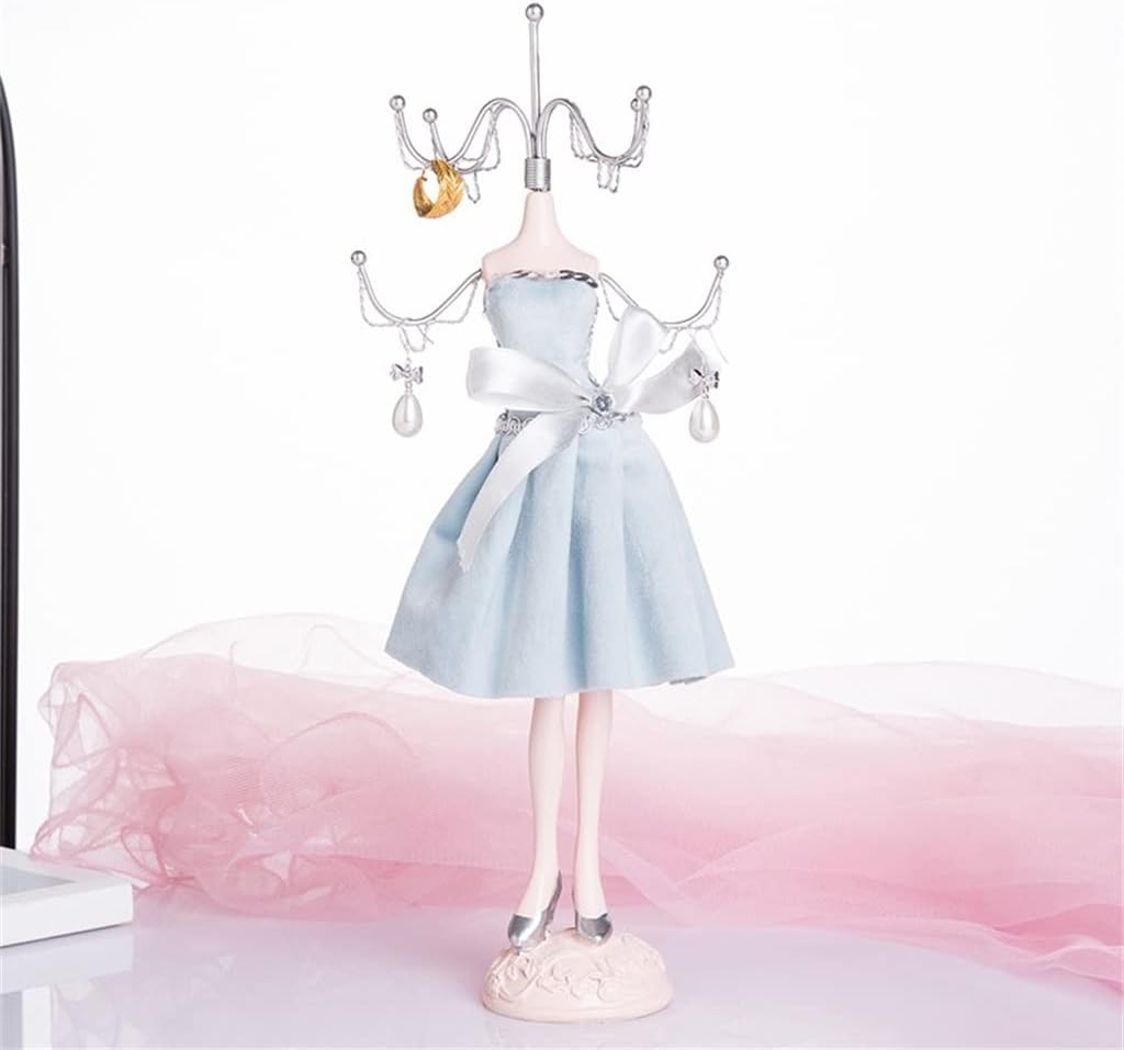European Princess Model Jewelry Display Stand Earring Necklace Storage Window Ornament