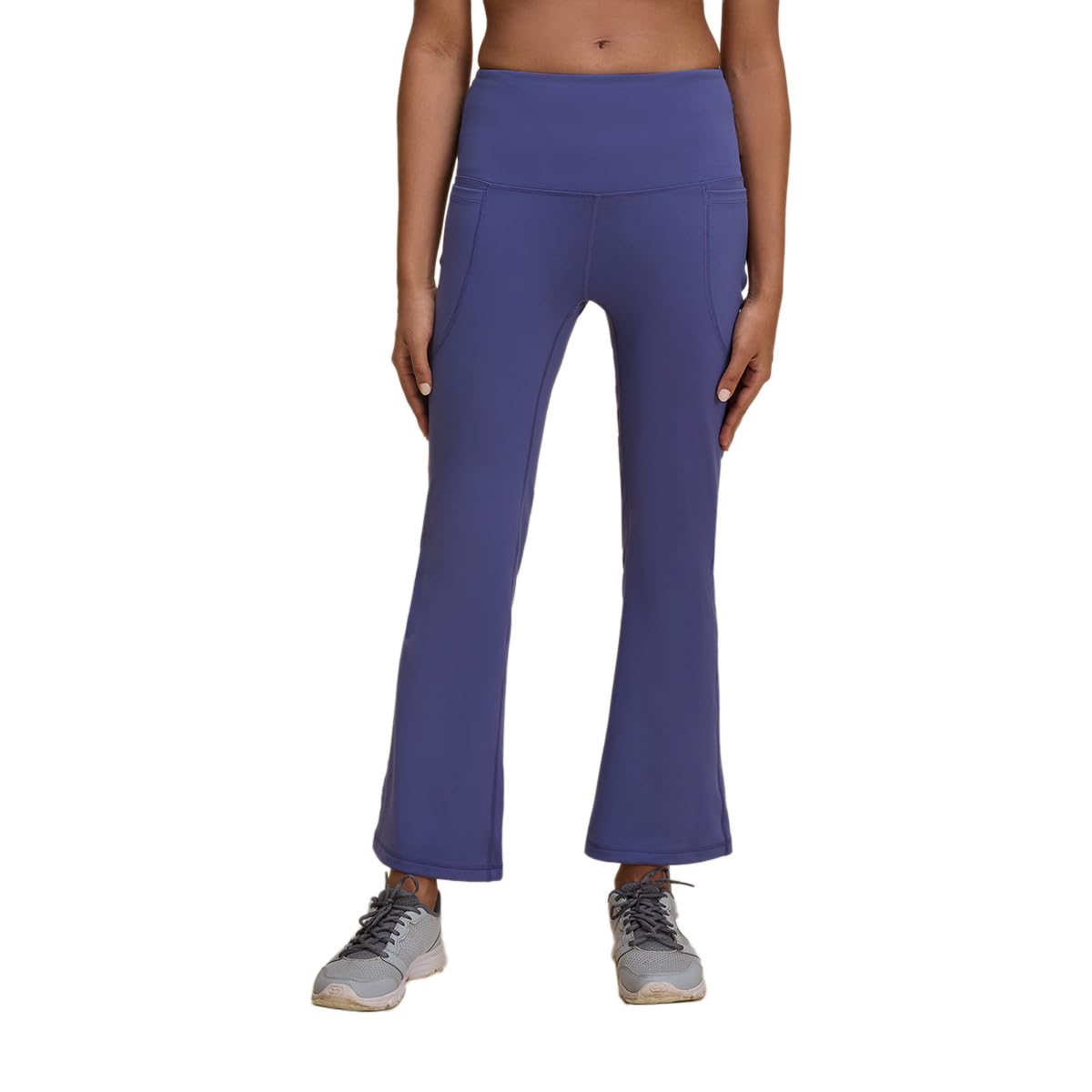 nykd By Nykaa Iconic Studio Flare Legging | High-Waisted, Ultra-Comfortable, Flared-Bottom Yoga Leggings for Women - NYK252-picture-29