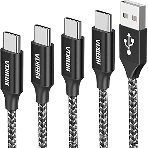 Cable USB Tipo C 4Pack Carga Rápida 3.1A NIBIKIA Cover