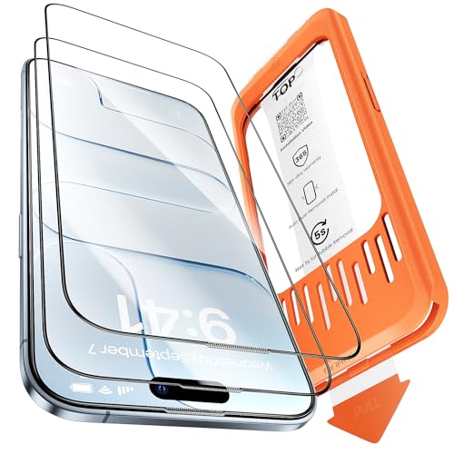 Protection d'écran iPhone Air Yriklso en verre trempé HD 9H+ lot de 2