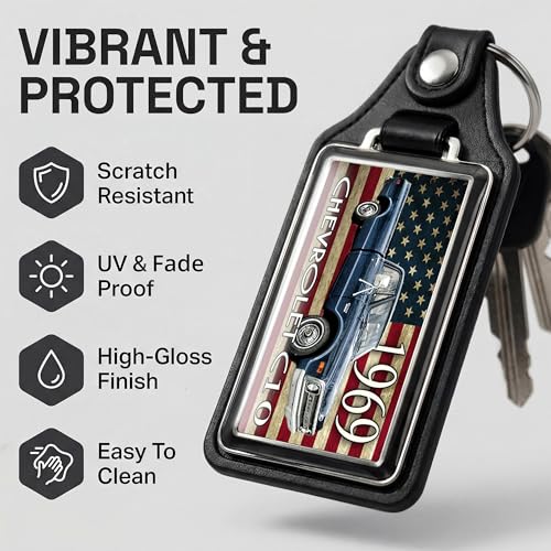 Image of Brotherhood Car Key Chain for C10 - Classic Models Keychain for Men and Women Gift Key Ring