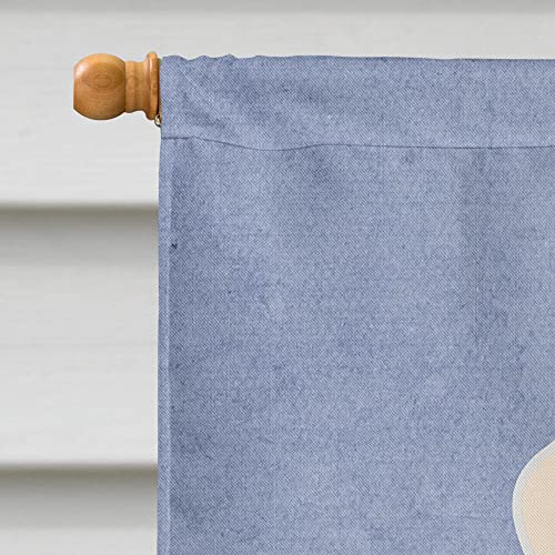 Drapeau grand format toile Bedlington Terrier Sandy décoration extérieure