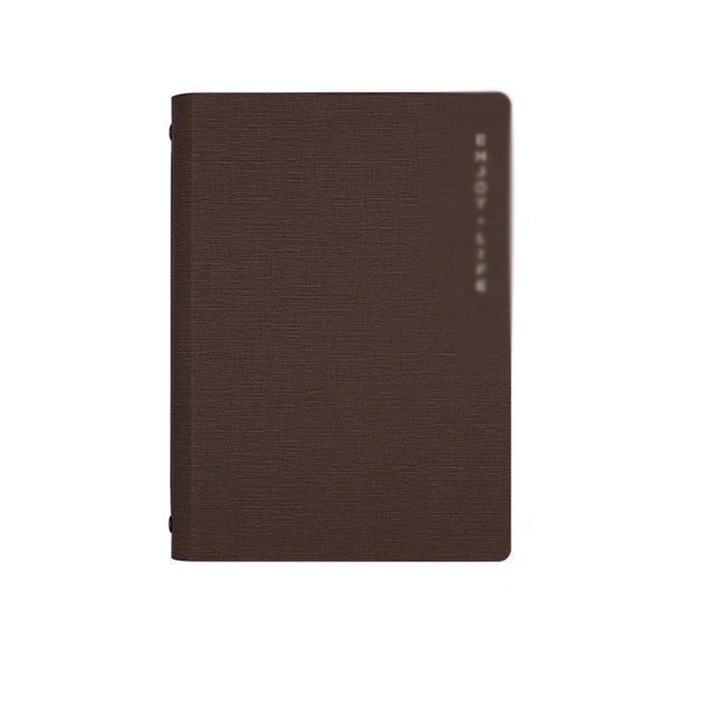 SePKUs Raccoglitore a Fogli Sciolti Ufficio a Spirale Affari aziendali Quaderno per riunioni di Alta qualità Agenda a 6 Fori Agenda di Moda (E 170MMX235MM)